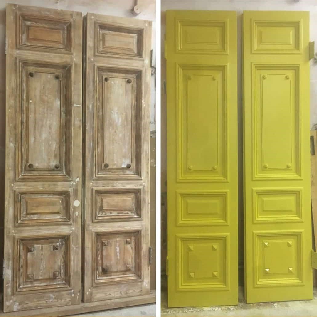 Доступная реставрация двери из дерева в Москве.